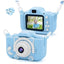 Aparat foto pentru copii, ecran 2 inch, 12 MP, rezolutie 1080P, HD, peste 2000 de fotografii, 2 ore videoclip, incarcare USB, albastru