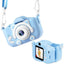 Aparat foto pentru copii, ecran 2 inch, 12 MP, rezolutie 1080P, HD, peste 2000 de fotografii, 2 ore videoclip, incarcare USB, albastru