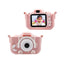 Aparat foto pentru copii, ecran 2 inch, 12 MP, rezolutie 1080P, HD, peste 2000 de fotografii, 2 ore videoclip, incarcare USB, roz