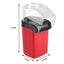 Aparat FOXMAG24 de facut popcorn fara ulei, aer cald, sistem antialunecare, 1200W, rosu