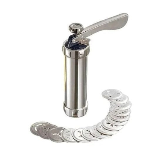 Aparat FOXMAG24 pentru fursecuri, biscuiti cu 10 forme, 4 palnii din inox