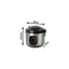 Aparat gatit alimente la abur, capacitate 1.5L, putere 500W, sistem anti-alunecare