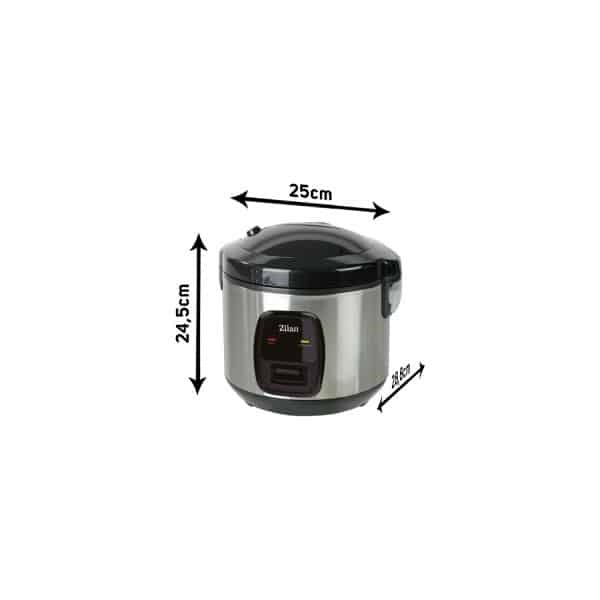 Aparat gatit alimente la abur, capacitate 1.5L, putere 500W, sistem anti-alunecare