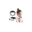 Aparat masaj FOXMAG24 cervical vertebra, cu impulsuri electromagnetice, negru/alb