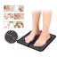 Aparat masaj picioare, cu vibratii, tip covoras, incarcare USB, ecran LED, alb/negru