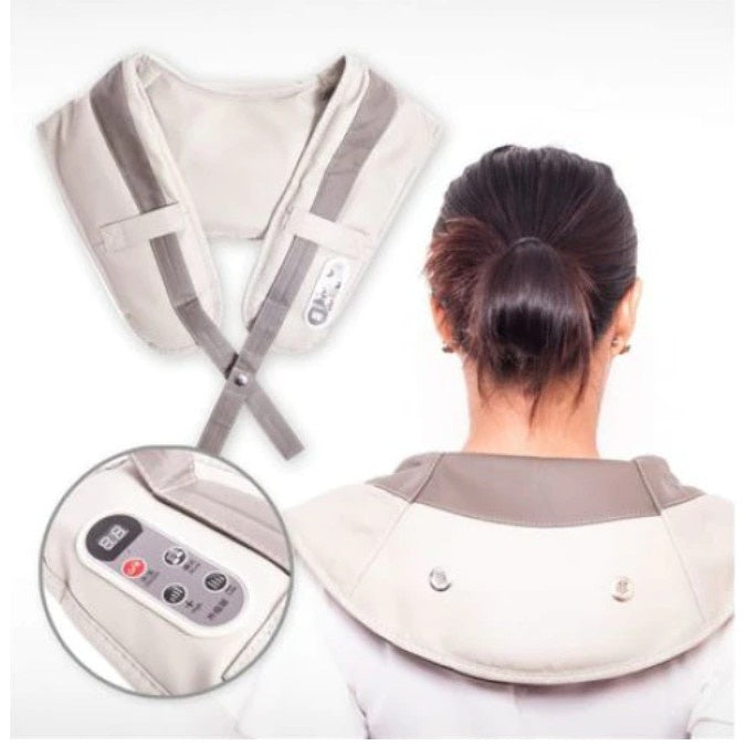 Aparat masaj umeri si gat, pentru relaxare dar si dureri musculare, vibratii intense cu variatii programe, viMAG ®
