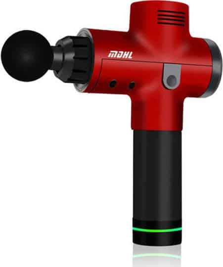 Aparat pentru masaj M003, compact, ergonomic, culoare rosie