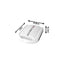 Aparat pentru preparat nuci, 1600W, indicator luminos, alb