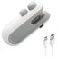 Aparat pentru sigilat pungi, portabila, cu taietor integrat, sigilare rapida, design ergonomic, indicator luminos, alb