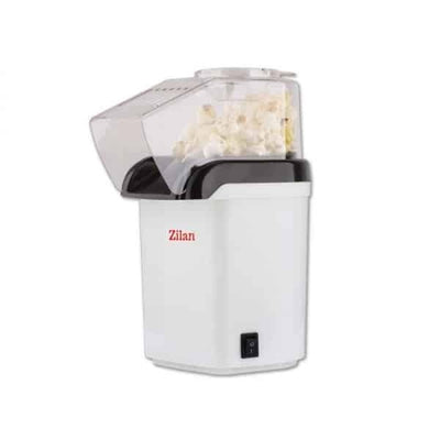 Aparat popcorn cu aer cald, 1200W, fara ulei, culoare alba