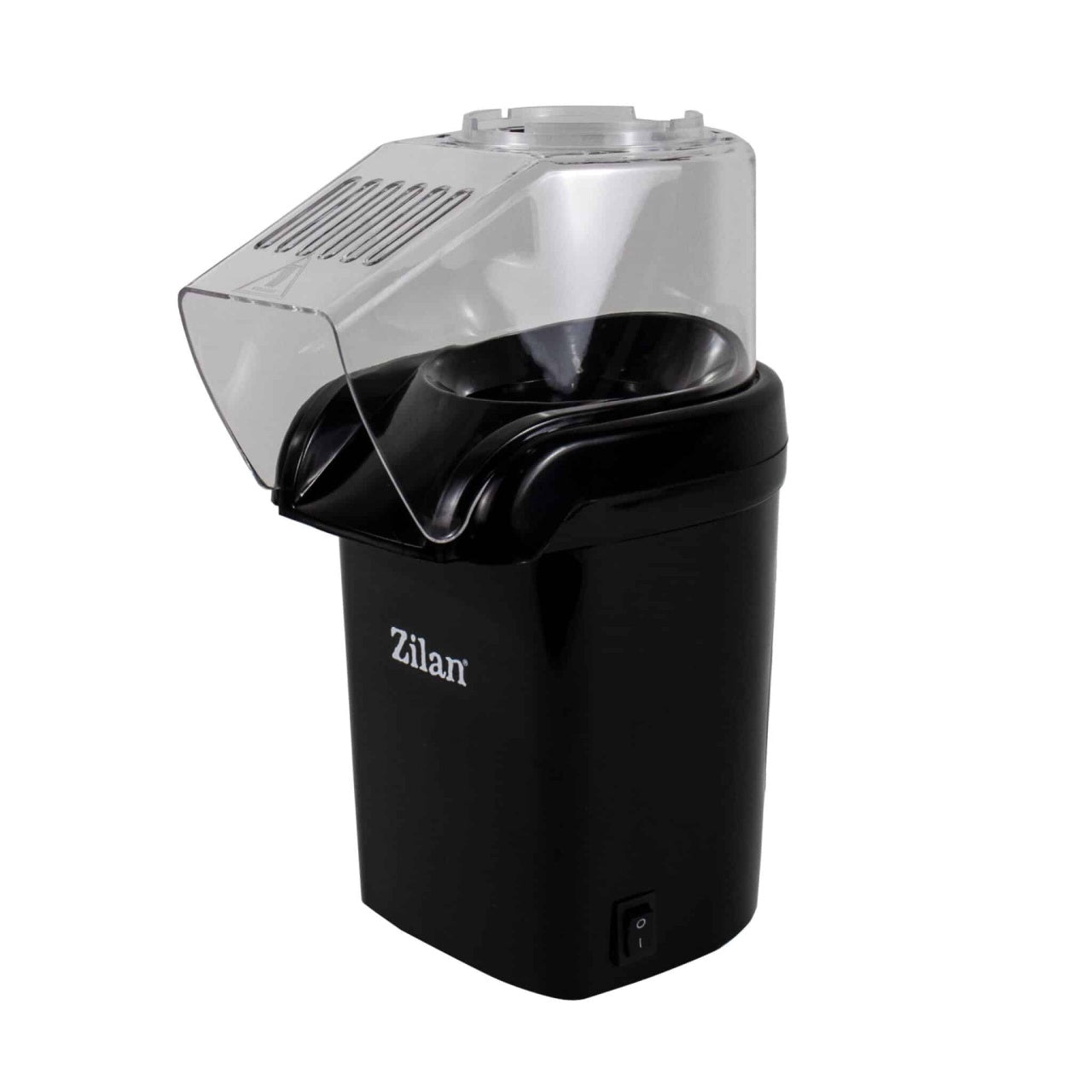 Aparat popcorn cu aer cald 1200W, fara ulei, negru, compact si usor de folosit