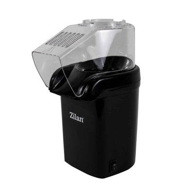 Aparat popcorn cu aer cald 1200W, fara ulei, negru, compact si usor de folosit