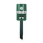 Aparat solar impotriva daunatorilor, cu ultrasunete, lumina LED, pentru gradina, cu tarus, buton on/off, verde