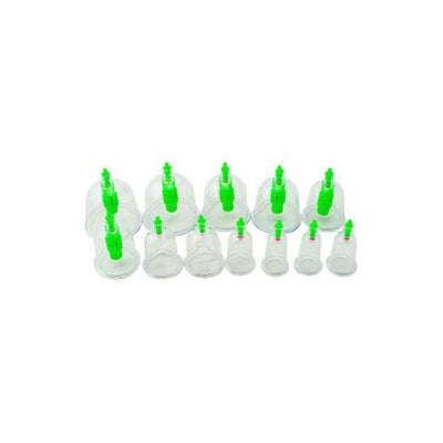 Aparat vacuum, pentru terapie, pompa inclusa, 12 ventuze, DRO-AV12