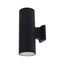 Aplica de exterior din otel inoxidabil, lumina in 2 sensuri, IP44, negru