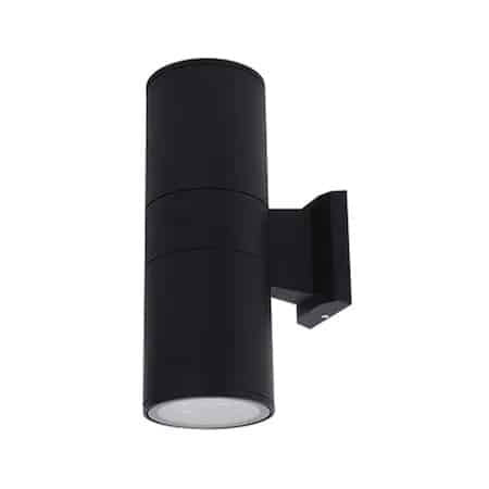 Aplica de exterior din otel inoxidabil, lumina in 2 sensuri, IP44, negru