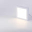 Aplica LED patrata 12W, 220V cu contur metalic modern, 16x16 cm