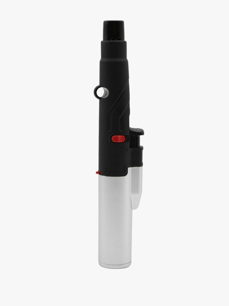 Aprinzator cu flacara jet, compact si ergonomic, aprindere rapida si rezistenta la vant