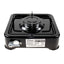 Aragaz 1 ochi alimentare butelie, metal emailat, negru, 1600W