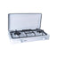 Aragaz 2 ochiuri cu alimentare la butelie, alb, 58x32x11 cm
