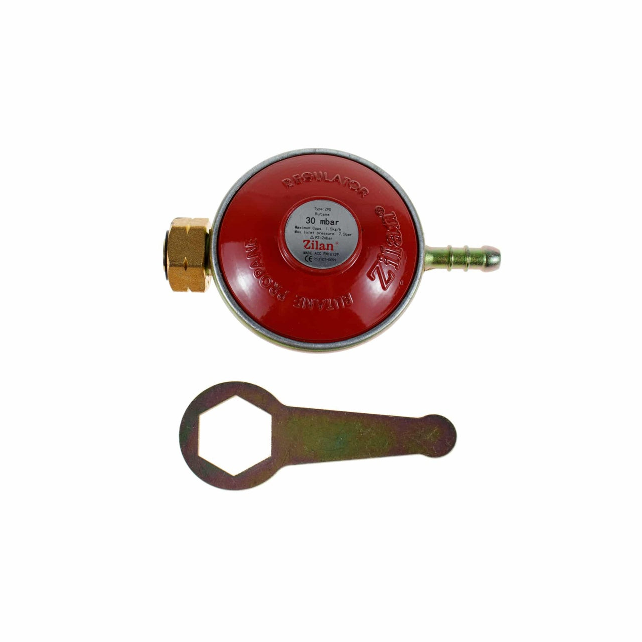Aragaz 2 ochiuri metal emailat 58x29 cm cu ceas butelie si accesorii gaz