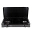 Aragaz 2 ochiuri pe butelie, negru, dimensiuni 58x32x11 cm