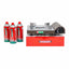Aragaz camping 3.5kW cu aprindere automata si 3 butelii gaz 410ml