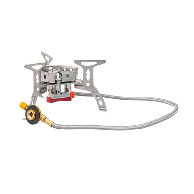 Aragaz camping pliabil 6900W cu cutie depozitare si furtun 60cm