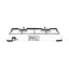 Aragaz cu 2 ochiuri, alimentare butelie, metal emailat, alb, 51x28x9.5 cm