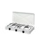 Aragaz cu 3 Ochi FOXMAG24, Tip Plita, Cu Capac, Tabla Emailata, Robinet de Gaz cu Siguranta, 2300W/1600W/900w, Consum 0,380 kg/h, 30 mbar, Alb