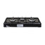 Aragaz cu 3 ochiuri, alimentare butelie, negru, dimensiuni 62x30x10.5 cm