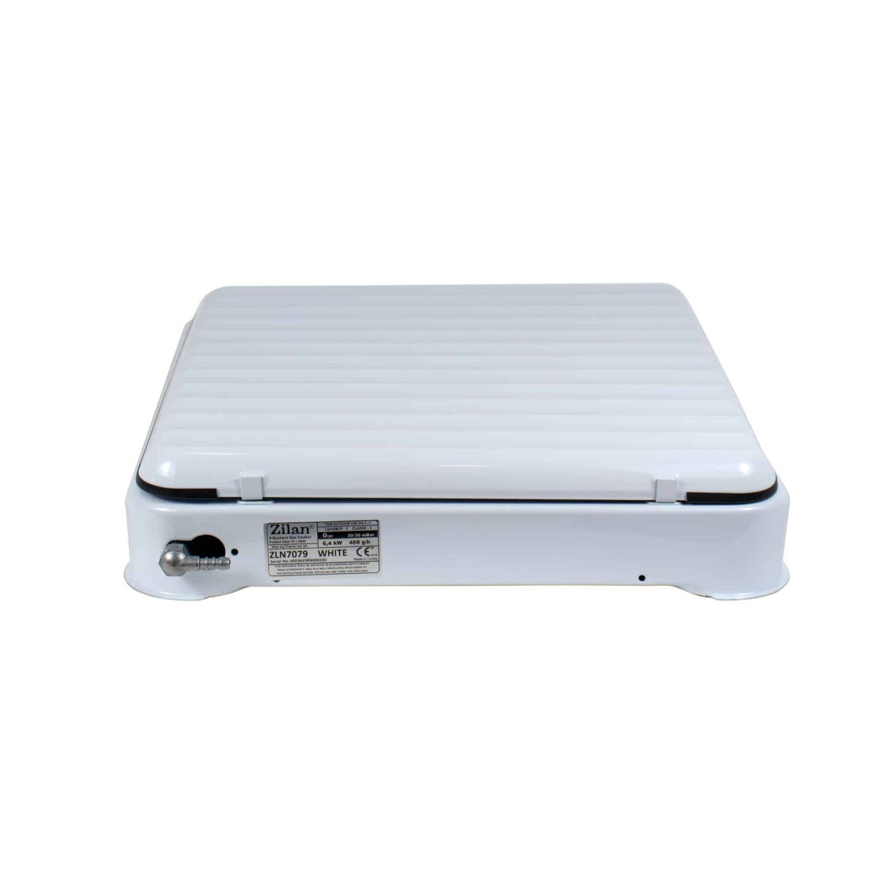 Aragaz cu 4 ochiuri, alimentare pe butelie, culoare alba, compact