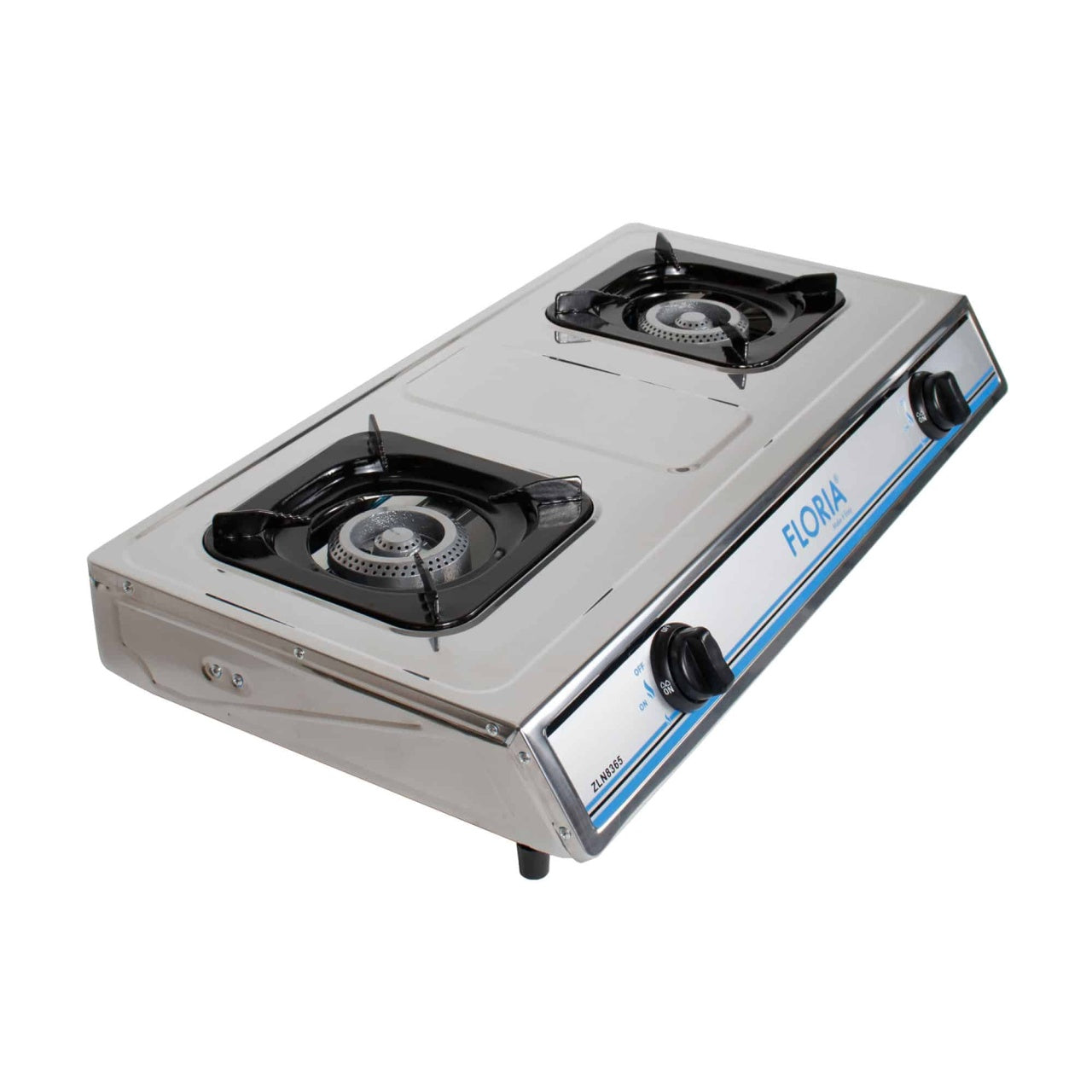 Aragaz inox cu 2 ochiuri si aprindere piezo, alimentare la butelie