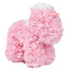 Aranjament floral din spuma, tip unicorn, lucrat manual, dimensiune 25 cm, roz