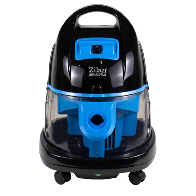 Aspirator cu filtrare prin apa, 1400 W, capacitate 8 L, negru-albastru