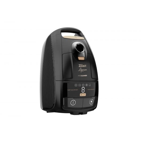 Aspirator cu sac 2400W, capacitate 5L, motor cupru, furtun pivotant 360°, negru