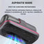 Aspirator de pat anti-acarieni, wireless, igienizare profunda, usor si manevrabil, cu 10000 de vibratii pe minut, mov