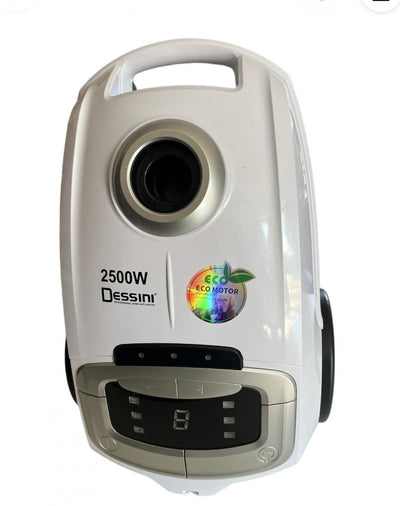Aspirator DESSINI 2500 W, Silentios cu filtru de aer HEPA si LED Display, FOXMAG24