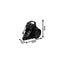 Aspirator fara sac 700W cu filtru HEPA13 si control flux aer pe maner, negru