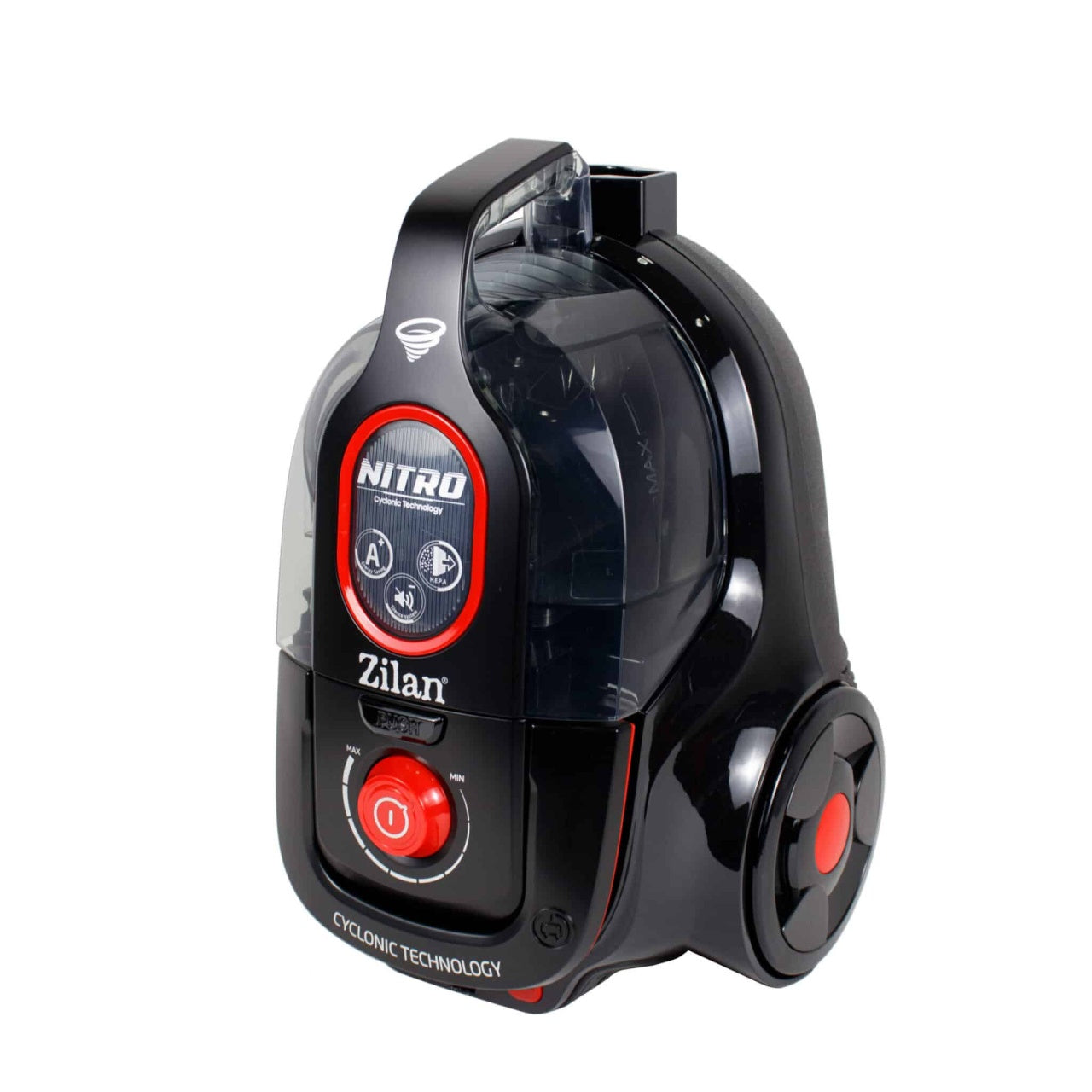 Aspirator fara sac 750W cu filtru HEPA si mod silentios, capacitate 2L