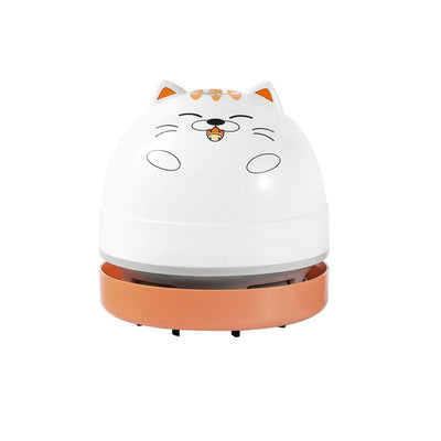 Aspirator mini, de birou, uportabil, zgomot redus, pisica