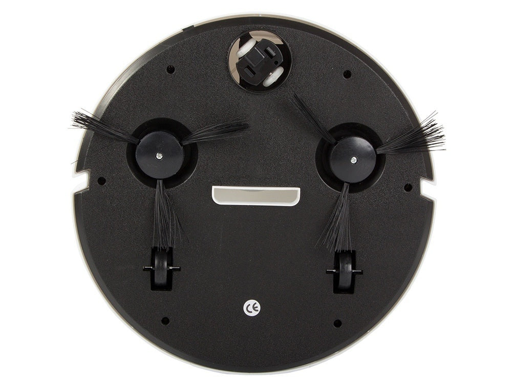 Aspirator robot, incarcare USB, Umed/Uscat, Ultra-Subțire, 22 x 6 cm, alb