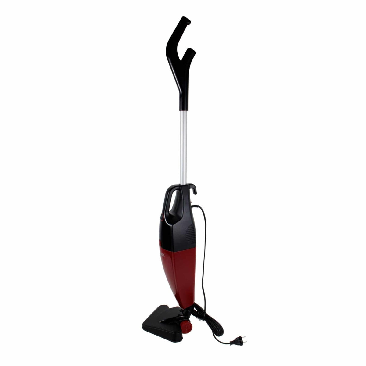 Aspirator vertical 800W fara sac cu recipient 2L si talpa rotativa triunghiulara, rosu