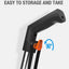 Aspirator vertical, putere 900W, sistem de filtrare ciclonic, capacitate recipient pentru praf 1L, accesorii pentru spatiile inguste, negru