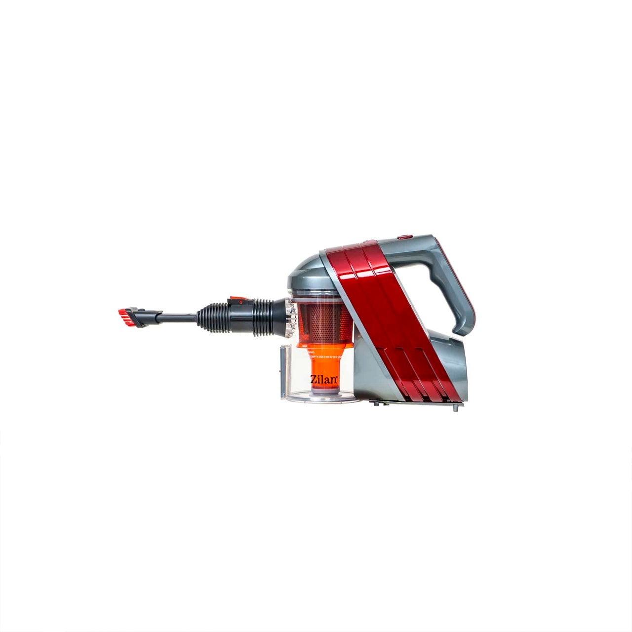 Aspirator vertical rosu 600W cu cablu 4 m, nivel zgomot 80 dB