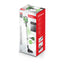 Aspirator vertical rosu, 600W, nivel zgomot 80 dB, cablu 4 m, capacitate 0.9 l
