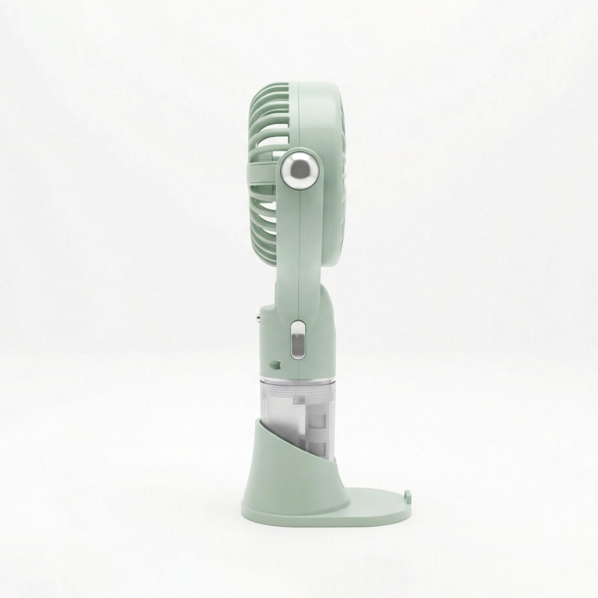 Ventilator portabil de mână, reîncărcabil prin USB, funcție de pulverizare a apei, oscilant, cu suport de masa