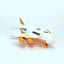 Avion de jucarie, cu telecomanda, sunete si lumini, functioneaza cu baterii, din ABS, alb