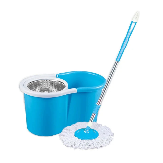 Set Magic Mop cu mop rotativ și găleată cu sistem de stoarcere – imagine 1