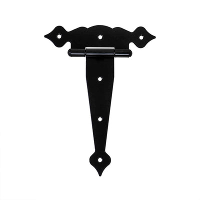 Balama decorativa neagra pentru porti si usi 194x55x48x2.5 mm